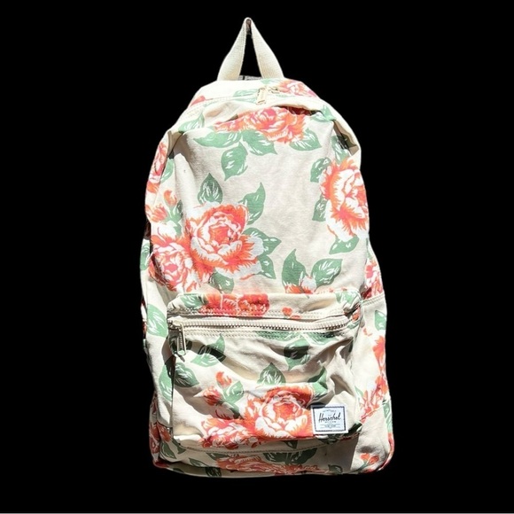 🌻NEW Hershel Vintage Rose Washed Cotton Fabric Daypack Backpack - Picture 2 of 10